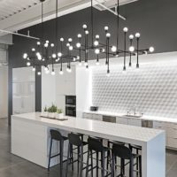 cuisine loft noir et blanc