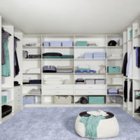 conception du dressing dans l'appartement