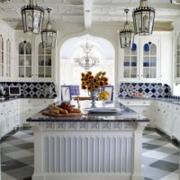 conception de cuisine de studio dans l'appartement