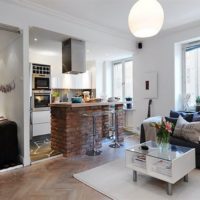 conception d'un petit appartement studio photo interieur