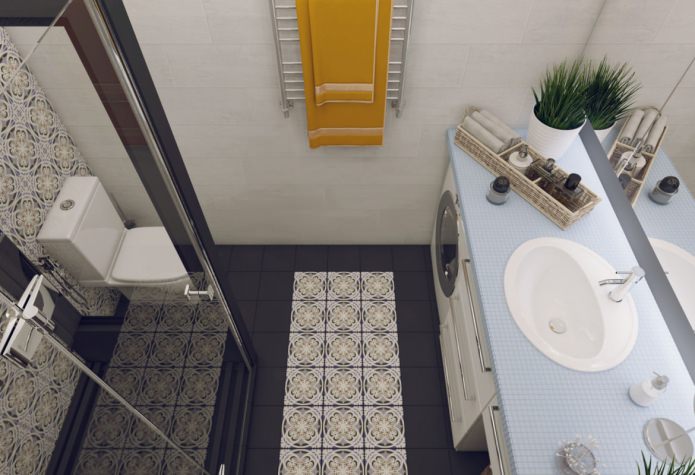 salle de bain en studio
