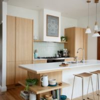 conception de cuisine studio clair