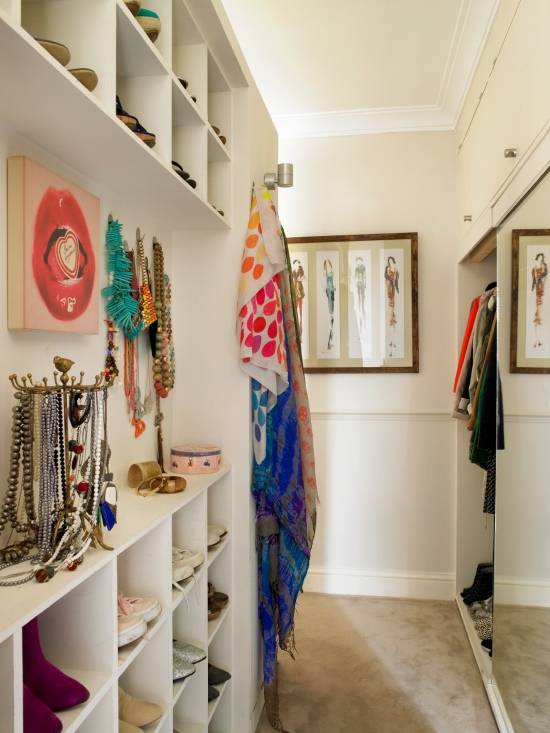dressing design dans l'appartement