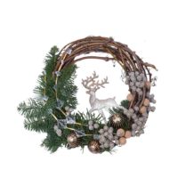 version de bricolage de la conception inhabituelle d'une image de guirlande de Noël