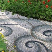 Variante d'application des allées de jardin lumineuses dans l'aménagement paysager