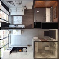 un exemple de décor insolite de studio 26 m² photo