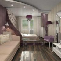 exemple de décor lumineux d'une photo de chambre à coucher de salon