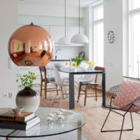 idée d'un style de chambre magnifique dans une photo de style scandinave
