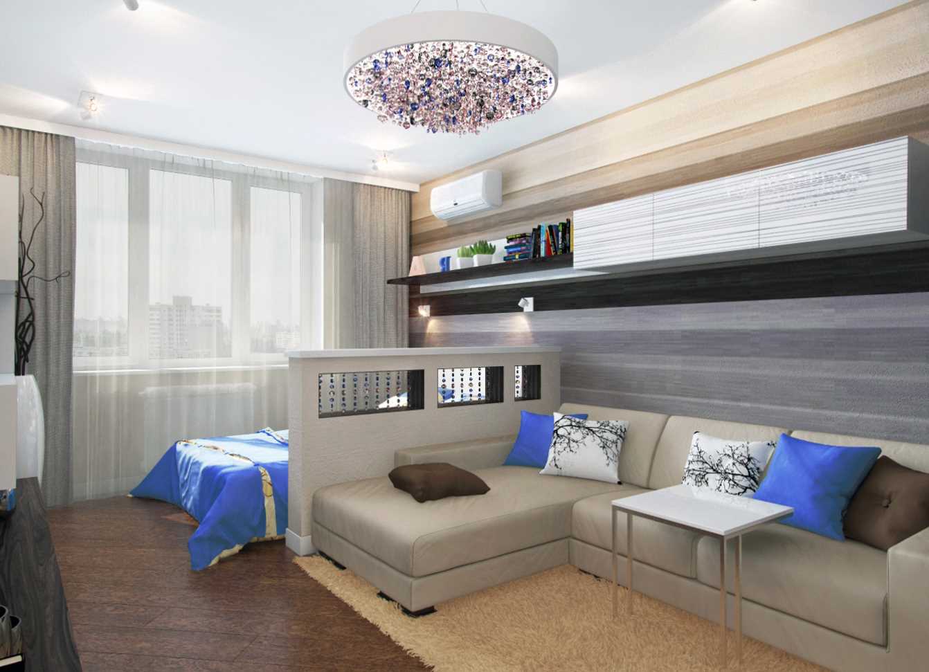l'idée d'une chambre de style lumineux