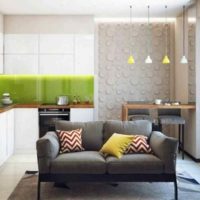 exemple d'un bel intérieur de cuisine photo de 12 m²