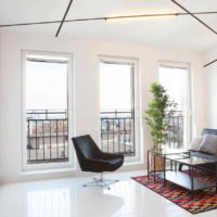 l'idée d'un studio studio lumineux de 26 mètres carrés photo