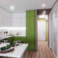 Option de cuisine lumineuse 13 m² photo