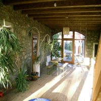 Un exemple d'application d'idées brillantes pour la décoration d'une photo de jardin d'hiver