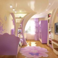 un exemple d'un décor insolite d'une chambre d'enfants pour une photo de fille