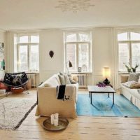 l'idée d'un appartement de style lumineux dans une photo de style scandinave