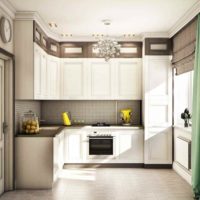 Un exemple d'un bel intérieur de cuisine photo 13 m²