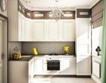 Un exemple d'un bel intérieur de cuisine photo 13 m²