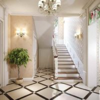 idée de la conception de la lumière d'une salle dans une maison privée