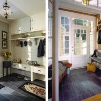 exemple d'un intérieur lumineux d'un couloir dans une maison privée photo