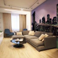 un exemple de style insolite de salon 15 m² image