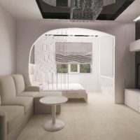 l'idée d'un décor lumineux de la chambre à coucher du salon photo