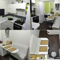 idée d'une cuisine lumineuse de 12 m²