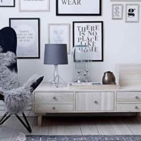 version du décor insolite de l'appartement dans le style scandinave photo