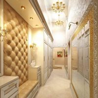 version du beau design du couloir dans une photo de maison privée