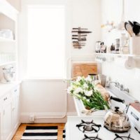 intérieur d'une petite cuisine de 3 mètres sur 3