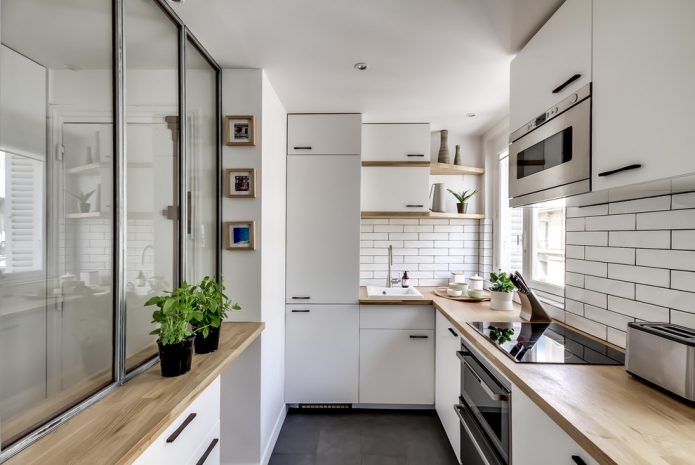 muebles empotrados en la cocina 5 metros cuadrados