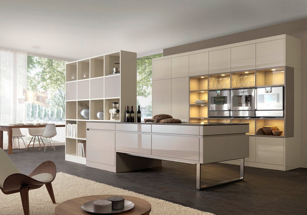 intérieur de cuisine de haute technologie