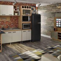 cuisine loft dans un studio