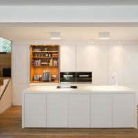 photo de design de cuisine high-tech