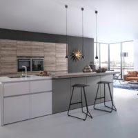 cuisine de style high-tech