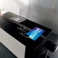 meubles de cuisine high-tech