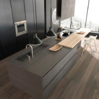 cuisine de style high-tech