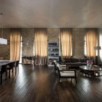 décor de photo de cuisine de style loft