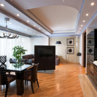 cuisine salle à manger salon dans une maison privée idées de photo