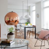 cuisine salle à manger salon dans une maison privée idées d'intérieur