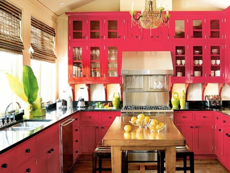 cuisine rouge
