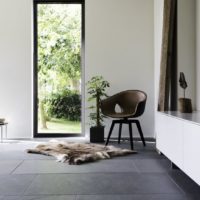 stratifié gris à l'intérieur