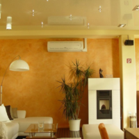 plafond tendu dans un design inhabituel