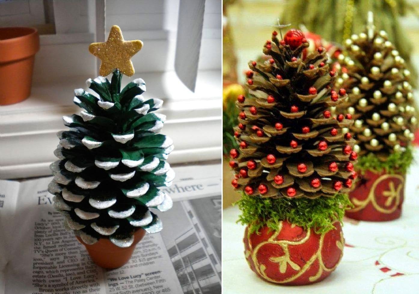 Artisanat de Noël à partir de cônes