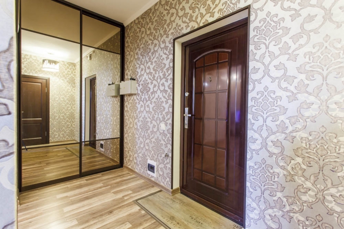 papier peint pour un petit couloir