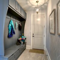 papier peint design couloir