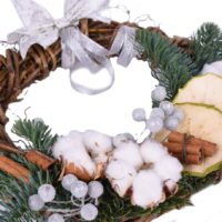 version bricolage du décor lumineux de la photo de guirlande de Noël