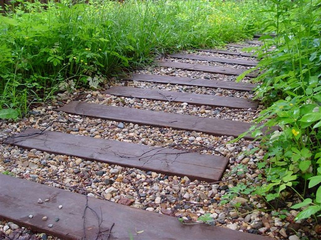 opción de usar senderos de jardín inusuales