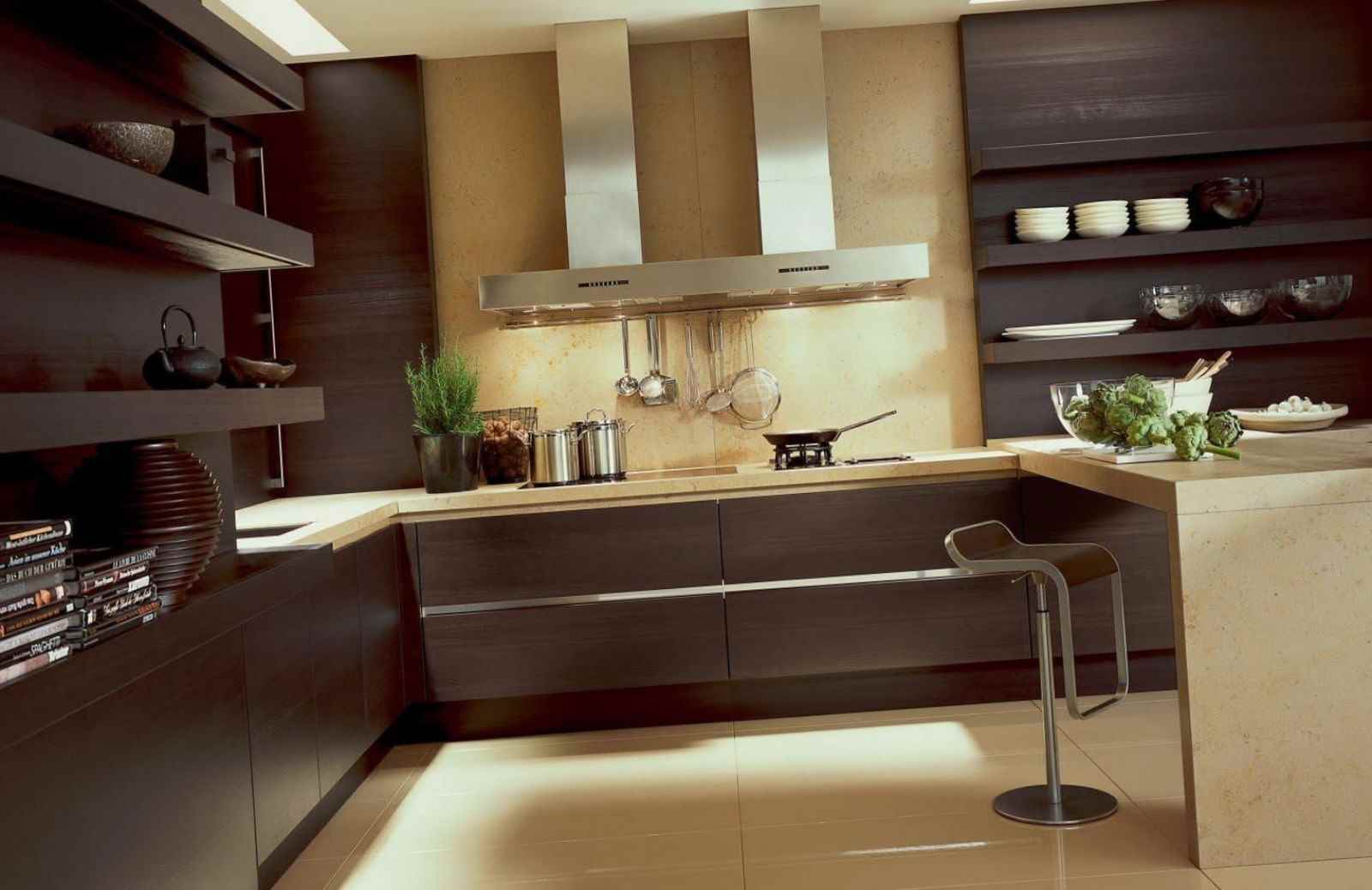 l'idée d'un beau décor de cuisine dans une maison de campagne
