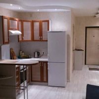 variante de l'intérieur lumineux d'un studio de 26 mètres carrés photo