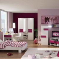 version du décor lumineux de la chambre des enfants pour la photo de fille